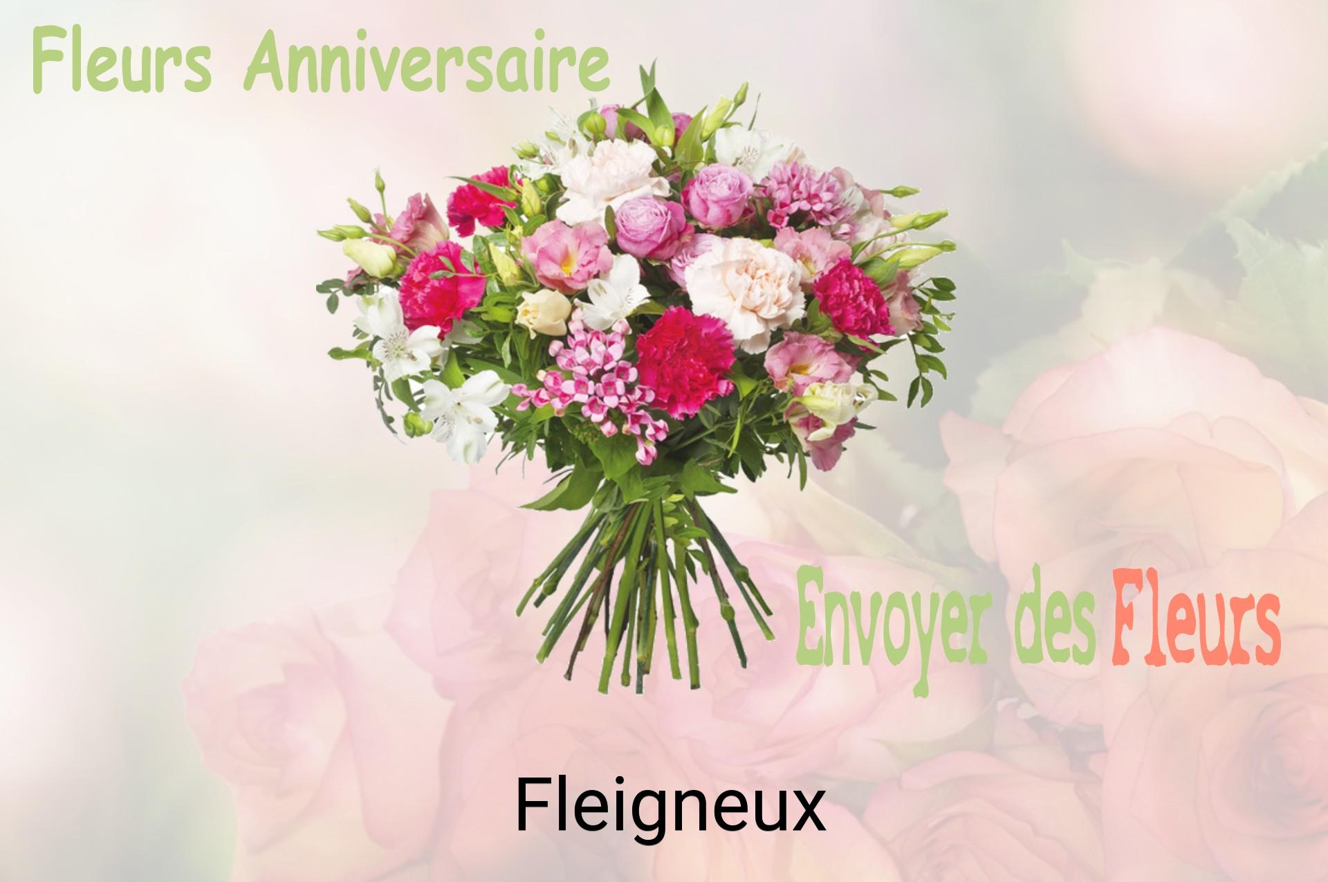 Bouquet de fleurs d’anniversaire livré à Fleigneux